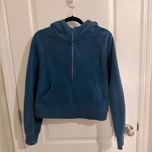Lululemon quarter zip scuba hoodie size M/L